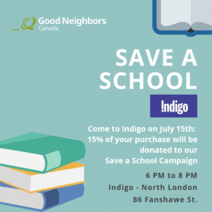 Save a School at Indigo